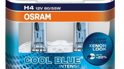 Bec H4 12V 60/55W P43t OSRAM COOL BLUE INTENS