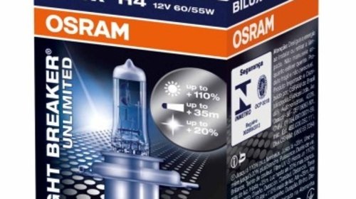 Bec H4 12V 60/55W P43t OSRAM NIGHT BREAKER UN