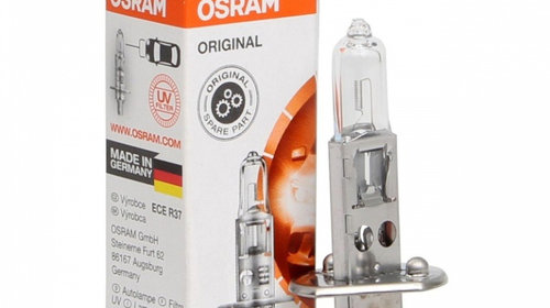 Bec halogen H1 12V/55W P14.5S Osram Cod: 64150