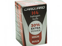 Bec halogen H4 55/60W, +30% intensitate - CARGUARD