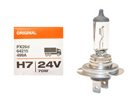 Bec halogen (Osram) H7 24V 75W PX26d