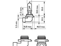 Bec HB3 65W 12V P20d (cutie) VISION PHILIPS 9005PRC1