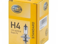 Bec Hella H4 P43T 12V 60/55W 8GJ 002 525-131