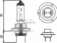 Bec Hella H7 12V 55W 8GH 007 157-121 piesa NOUA