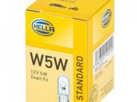 Bec Hella W5W 12V 5W 8GP 003 594-121