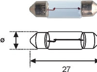 Bec incandescent (009417100000 MAGNETI MARELLI)