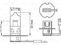 Bec incandescent (1987302038 BOSCH) ALFA ROMEO,AUDI,BMW,CHEVROLET,Citroen,FIAT,FORD,FORD ASIA / OCEANIA,FORD AUSTRALIA,HONDA,HYUNDAI,ISUZU,JAGUAR,LADA,LANCIA,LAND ROVER,MAZDA,MERCEDES-BENZ,MITSUBISHI,