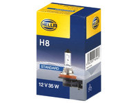 Bec incandescent HELLA Standard H8 12V 8GH 008 356-121