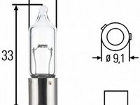 Bec incandescent MAN TGX, MAN TGS, MERCEDES-BENZ ACTROS MP4 - HELLA 8GH 008 417-012