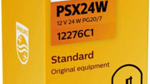 Bec incandescent PHILIPS Standard PSX24W 12V 