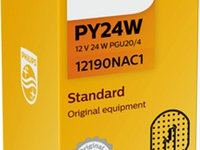 Bec incandescent PHILIPS Standard PY24W 12V 12190NAC1