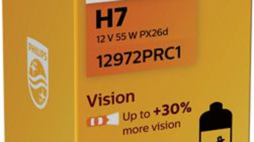 Bec incandescent PHILIPS Vision H7 12V 12972P