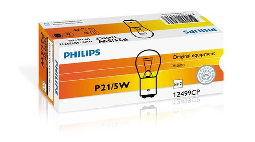 Bec incandescent PHILIPS Vision P21/5W 12V 12