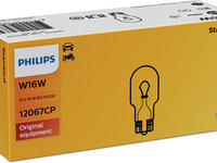 Bec incandescent PHILIPS W16W 12V 12067CP