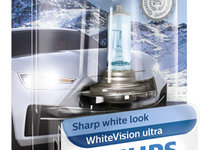 Bec incandescent PHILIPS White Vision Ultra H7 12V 12972WVUB1