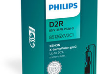 Bec incandescent PHILIPS Xenon X-treme Vision gen2 D2R 85V 85126XV2C1
