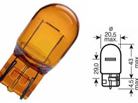 Bec lampa ceata spate OSRAM WY21W 12V 7504