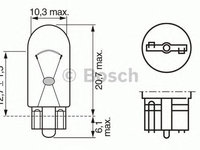 Bec, lampa frana 12V/5W W5W - Cod intern: W20268607 - LIVRARE DIN STOC in 24 ore!!! - ATENTIE! Acest produs nu este returnabil!