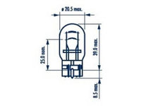 Bec, lampa frana / lampa spate ALFA ROMEO MITO (955) (2008 - 2016) NARVA 17919 piesa NOUA