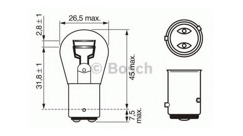 Bec lampa frana / lampa spate BMW 3 cupe (E46