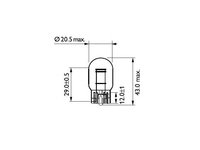 Bec lampa frana / lampa spate Daihatsu YRV (M2) 2001-2016 #2 12066CP