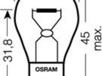 Bec, lampa frana / lampa spate SAAB 9-3 Cabriolet (YS3F), FORD FOCUS II (DA_), FORD FOCUS II Station Wagon (DA_) - OSRAM 7508LDR