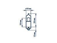 Bec, lampa spate (68161 NAR) ALFA ROMEO,ALPINA,AUDI,BMW,Citroen,FORD,LANCIA,MERCEDES-BENZ,PORSCHE,VW