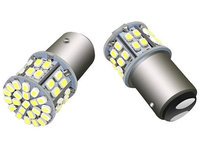 Bec Led Cu Doua Faze 50SMD Lumina Alba BAY15D 12V TCT-1213