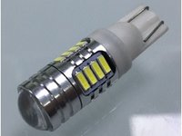 Bec LED T10 4014 12+1 SMD 5W 12V CANBUS AL-060718-12