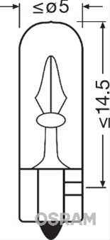 Bec, Lumini Bord; Bec, Lumini Bord; Bec, Lumina Torpedou Osram 2722