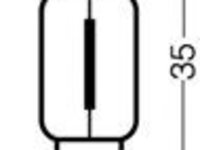 Bec, lumini interioare MITSUBISHI GALANT Mk V (E5_A, E7_A, E8_A) (1992 - 1996) OSRAM 6486X