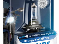 Bec Moto Philips H7 12V 55W PX26D Racing Vision GT200 Moto 12972RGTBW