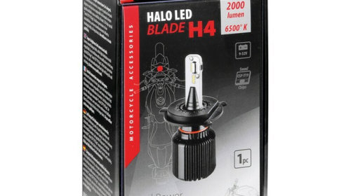 Bec motocicleta Halo LED Serie 3 Blade H4 20W P43t 9-32V 1buc LAMOT57809