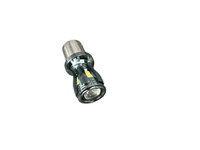 Bec o faza BA15S P21W T.V. 14SMD 2835 12V CANBUS nonpolar 280 lumen Lumina alba Cod: SPTA3-1156-W