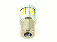 Bec o faza T.N BAU15S 5630 18SMD Canbus 9V-30V nonpolar. Lumina Alba AL-090817-16