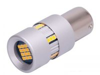 Bec o faza T.V. BA15S 2016 66SMD SUPER-CANBUS Lumina PORTOCALIE