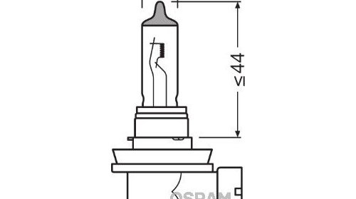 Bec osram h11 12v 55w pgj19-2