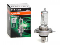 Bec Osram H4 P43T 12V 60/55W Ultra Life 64193ULT