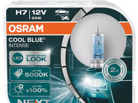 Bec Osram H7 12V 55W Cool Blue Intense Next Generation Extra White Look 5000K +100% 64210CBN-HCB