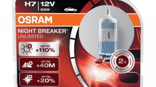 Bec Osram H7 12V 55W Night Breaker Unlimited 