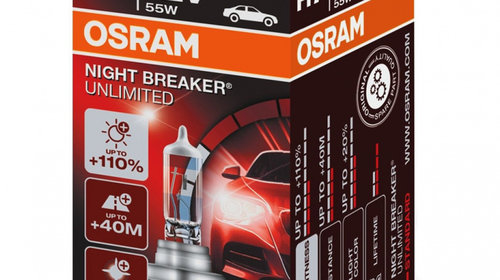 Bec Osram H7 12V 55W Night Breaker Unlimited 