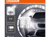 Bec Osram Ledriving W5W 12V 1W 6000K Set 2 Buc 2880CW-02B