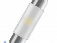 Bec OSRAM lumina rece,Iluminare habitaclu centru, fata, spate, 36mm (6418 Form) 6000K (M2)