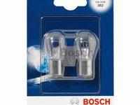 Bec P21W 12V/21W (STOP/DIRECTIE) PURE LIGHT 2 buc - OEM - BOSCH: 1987301017 - W02607116 - ATENTIE! Acest produs nu este returnabil! - LIVRARE DIN STOC in 24 ore!!!