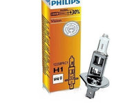 Bec Philips 12v 55w H1 vision 12258prc1, cutie carton