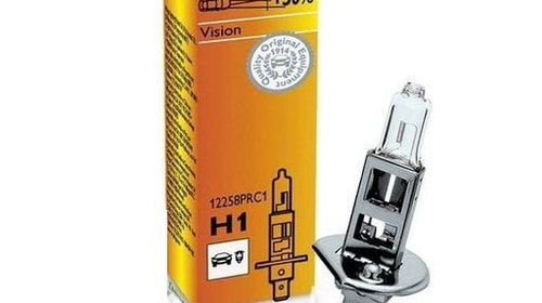 Bec Philips 12v 55w H1 vision 12258prc1, cuti