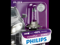Bec Philips 12v 55w H7 visionplus +60% 12972vpb1