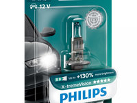 Bec Philips H1 12V 55W Xtremevision +130% 12258XV+B1
