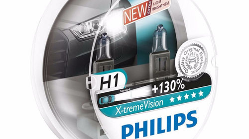 Bec Philips H1 12V 55W Xtremevision +130% Set