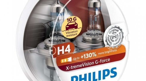 Bec Philips H4 P43T 12V 60/55W G-Force +130% 